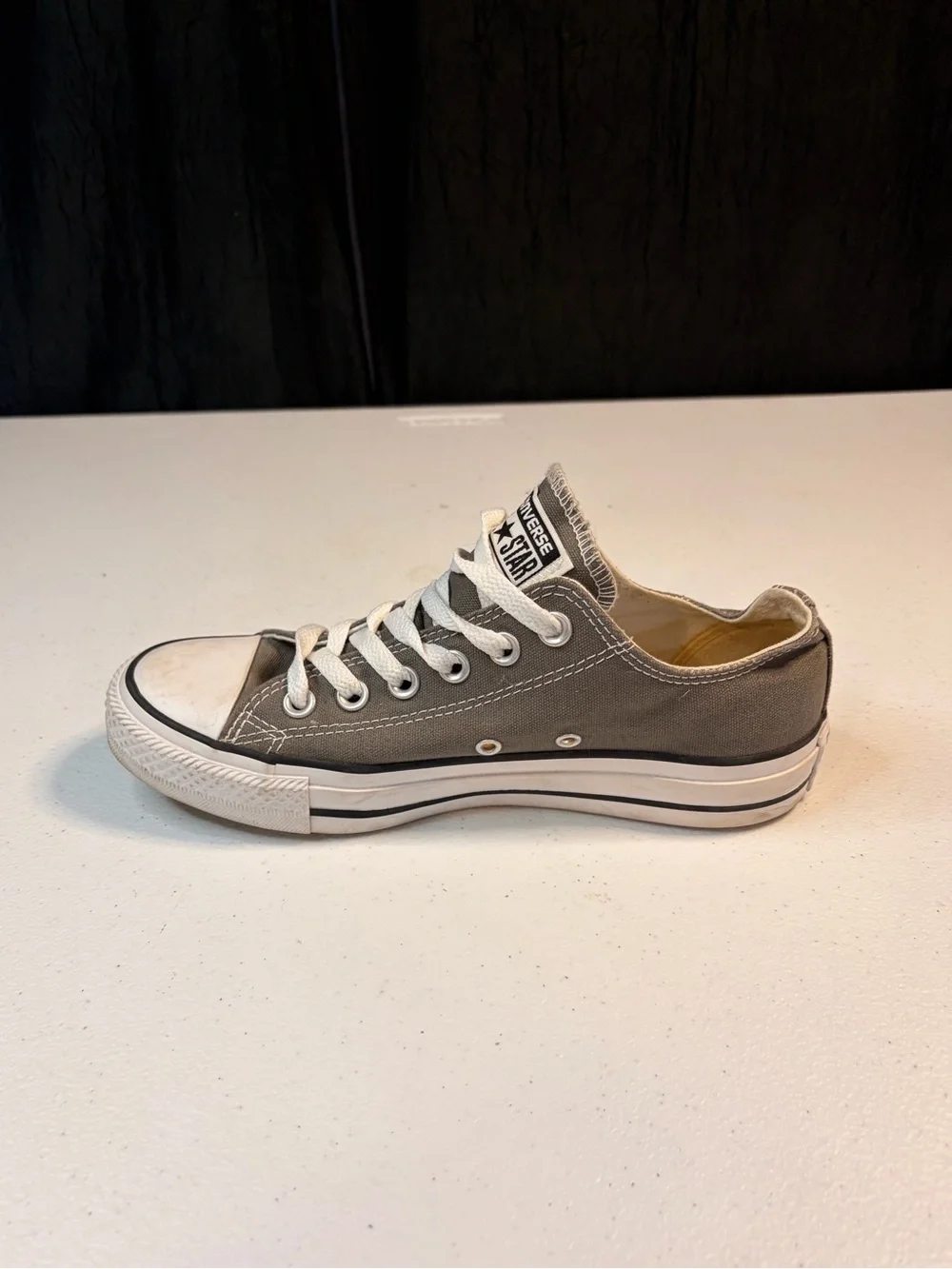 Converse shoes show signature